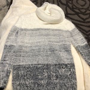 Calvin Klein super soft/fuzzy turtleneck sweater